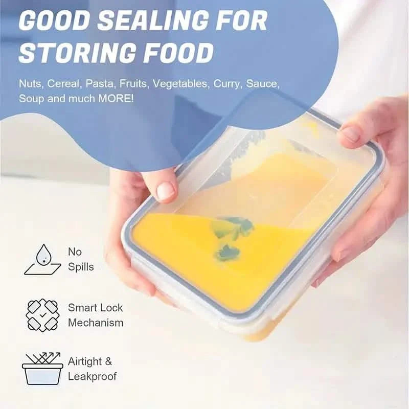 48-Piece Food Storage Container Set – Stackable, Microwave Safe, BPA Free