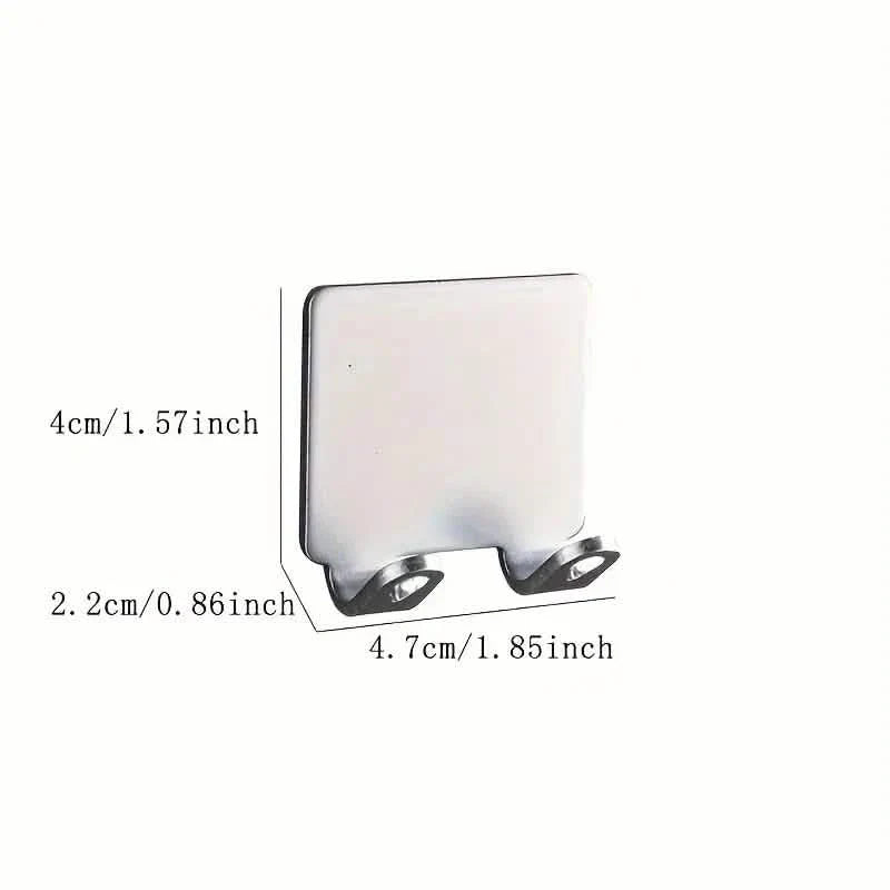 4-Pack: Storage Hook for Bathroom Razor Shaver or Wall Kitchen Use